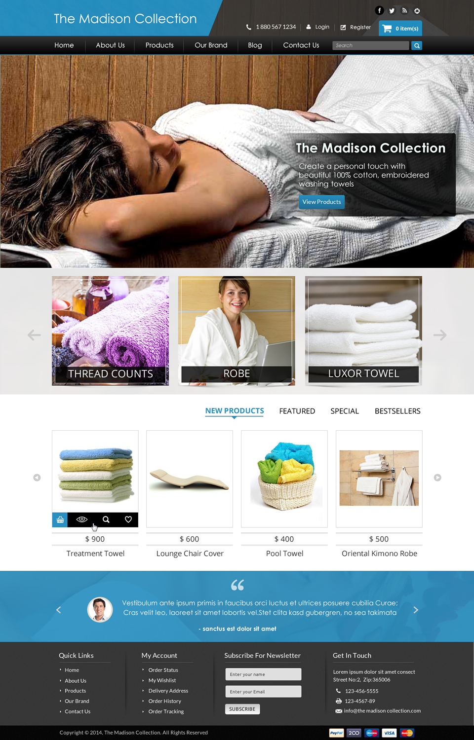 Web Design by Sbss for The Madison Collection | Design #4445806