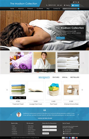 Web Design by Sbss for The Madison Collection | Design: #4445806