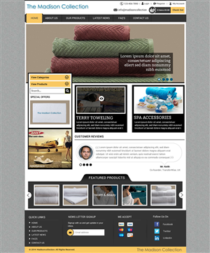 Web Design by Sbss for The Madison Collection | Design: #4449552