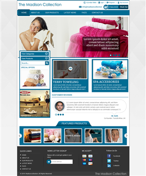 Web Design by Sbss for The Madison Collection | Design: #4449554