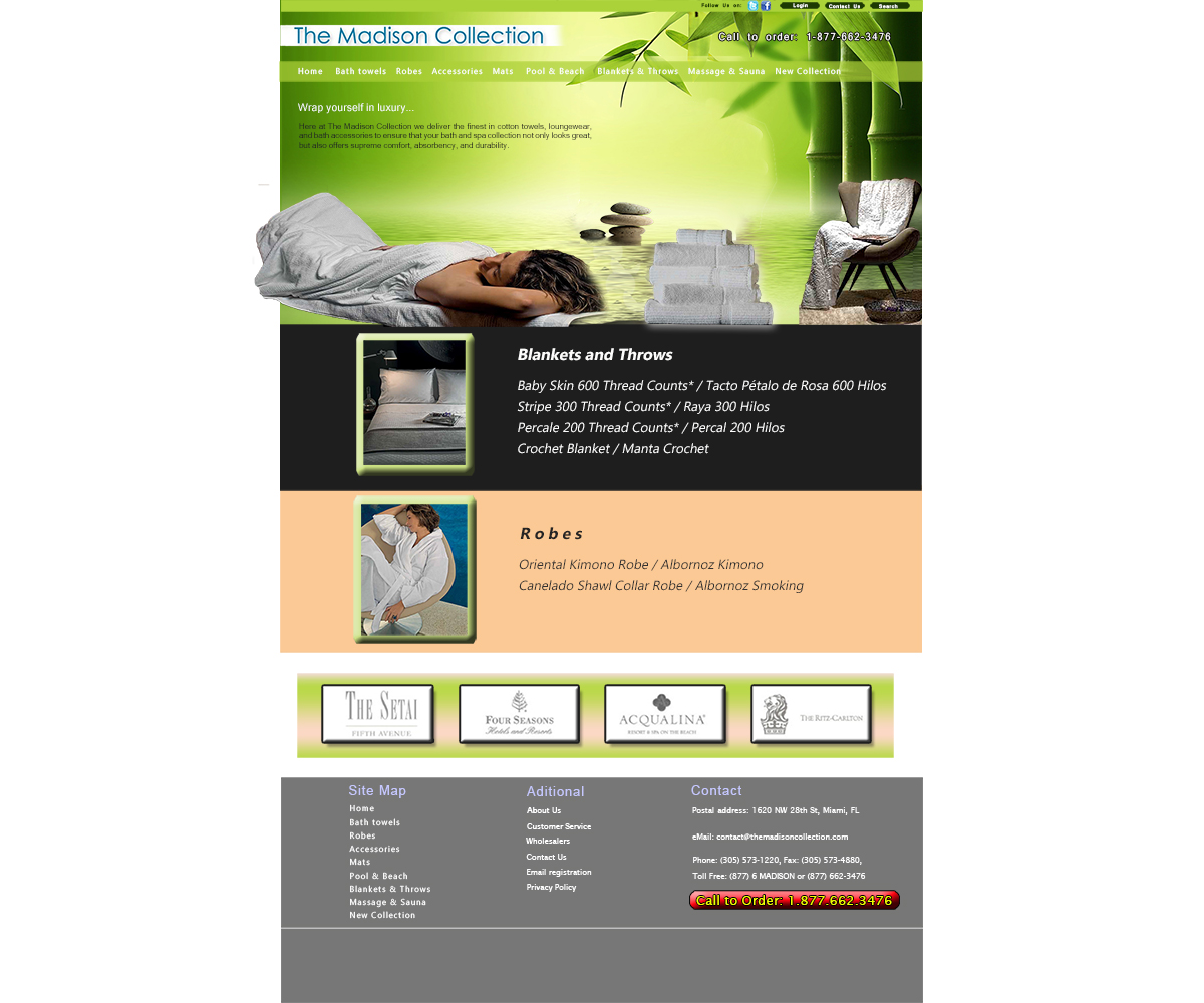 Web Design by bluewindwork for The Madison Collection | Design #4479711