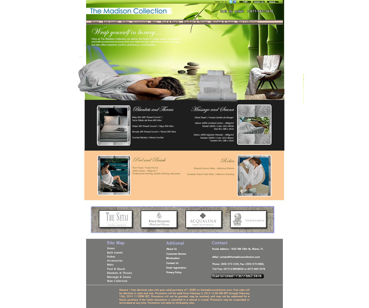 Diseño Web por bluewindwork para The Madison Collection | Diseño #4493407