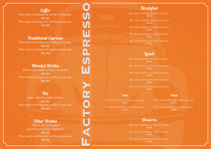 Menu Design by Sally C