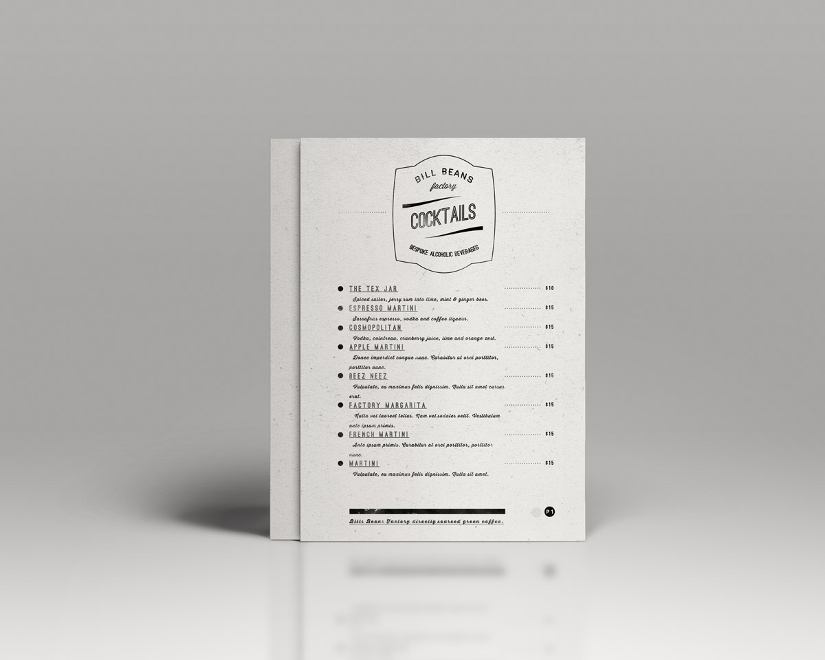 Menü-Design von Atlas für dieses Projekt | Design #4474226