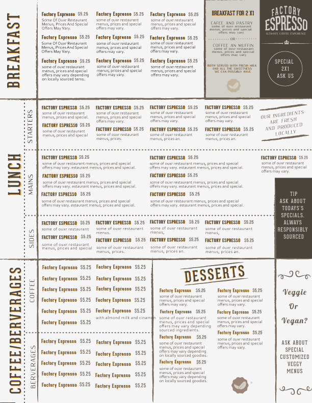 Design de Menu par schk pour ce projet | Design #4489545