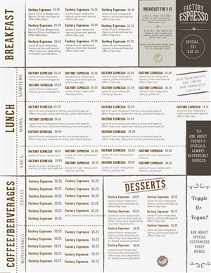 Menu Design by schk for this project | Design: #4489545