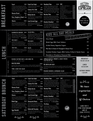 Menu Design by schk for this project | Design: #4577370