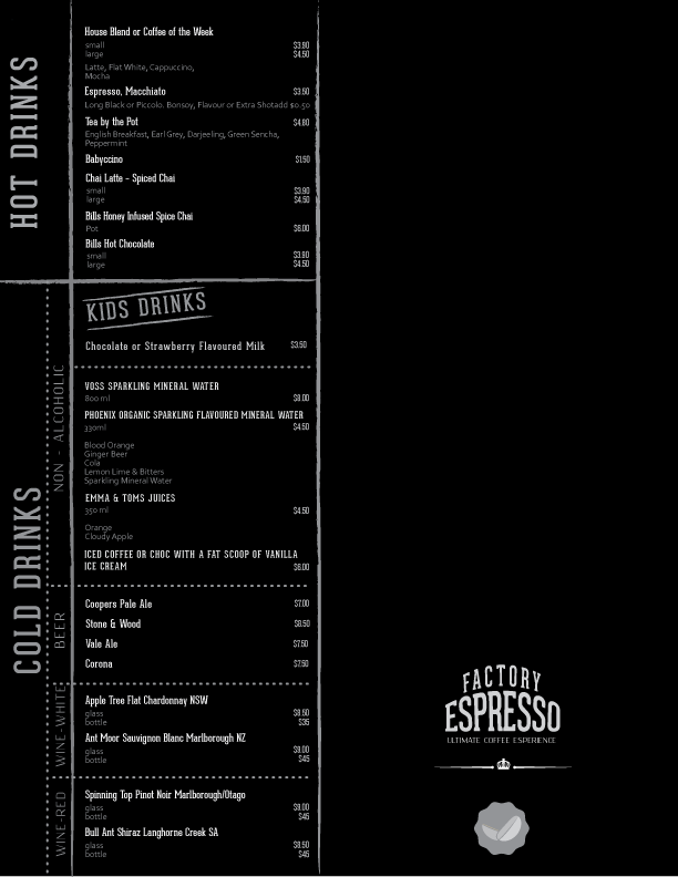 Menu Design by schk for this project | Design #4583653