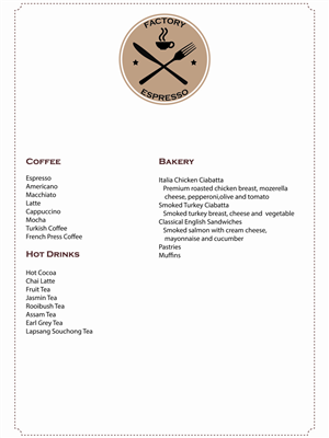 Menu Design by Anna Kiraly1987