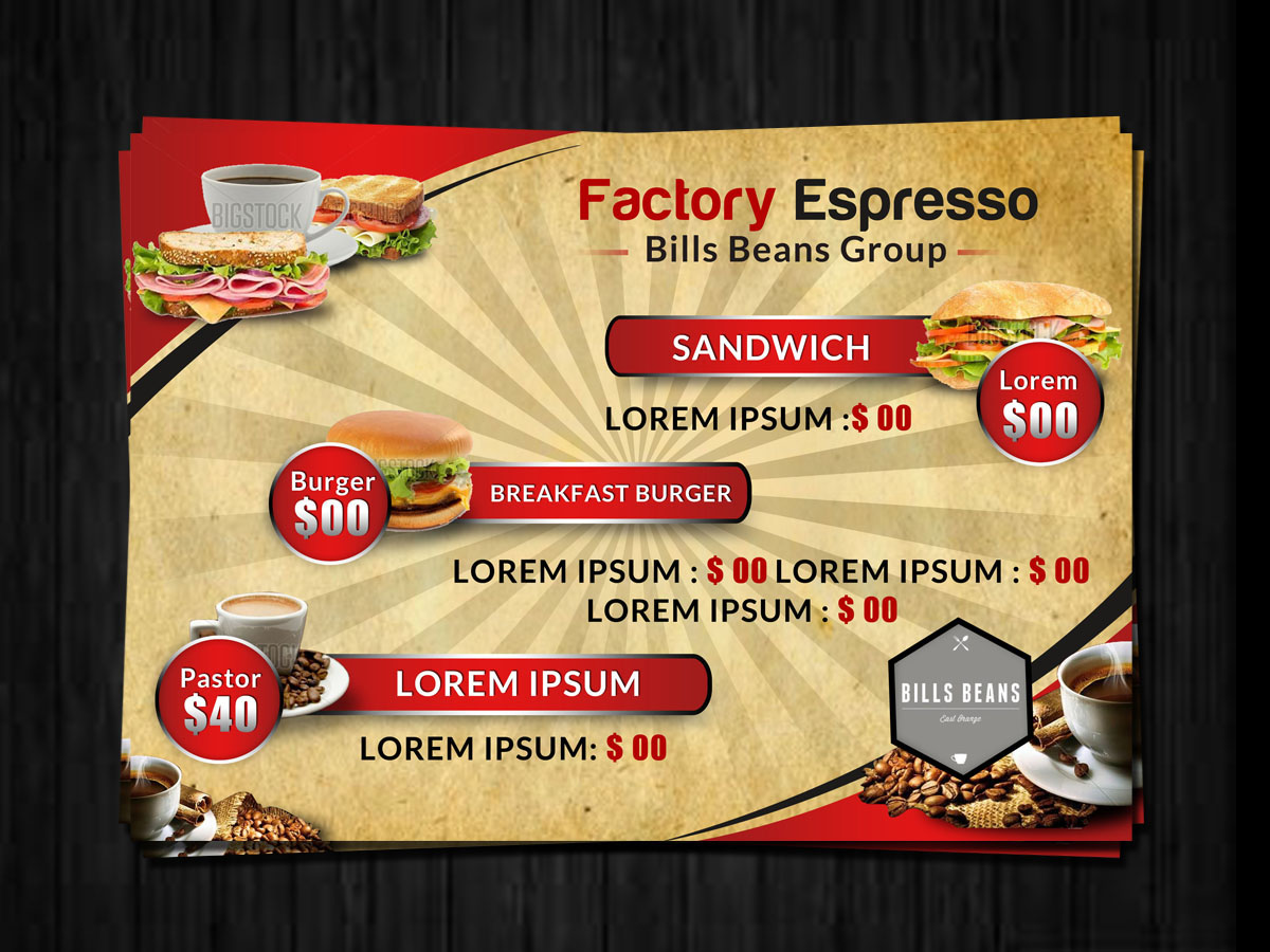 Design de Menu par ESolz Technologies pour ce projet | Design #4446281