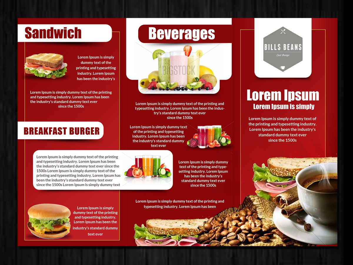 Menu Design by ESolz Technologies for this project | Design #4467421