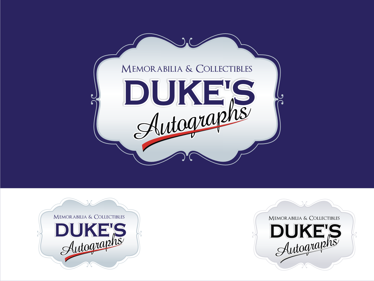 Logo Design by Blueberry for Duke's Autographs | Design #1271312