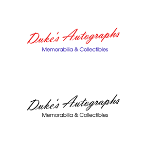 Logo Design by Jason Vantran for Duke's Autographs | Design #1271021
