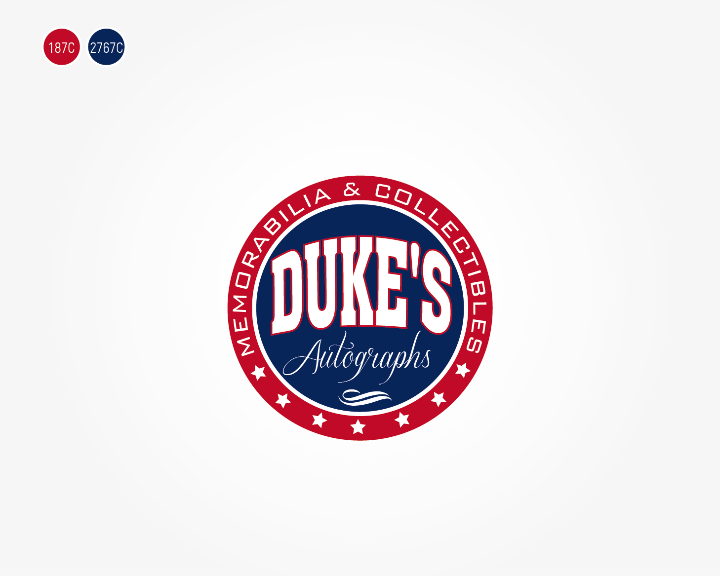 Logo Design by pantonemédia for Duke's Autographs | Design #1271689