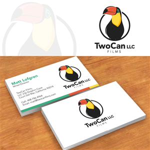 TwoCan Films, LLC needs a business card with a great Toucan Graphic! | Business Card Design by blinc