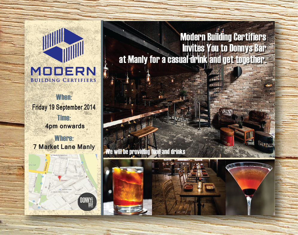Invitation Design by alex989 for Modern Building Consultants | Design: #4465958
