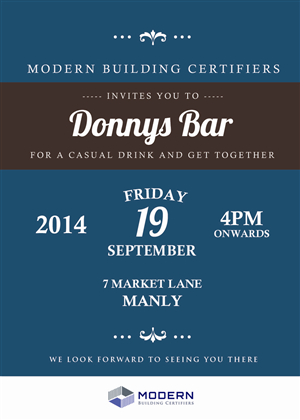 Invitation Design by littlepinkbow for Modern Building Consultants | Design: #4455339