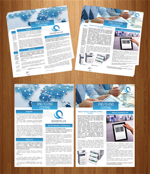 Brochure Design by Tünde Nagy for Quantalus B.V. | Design: #4498681