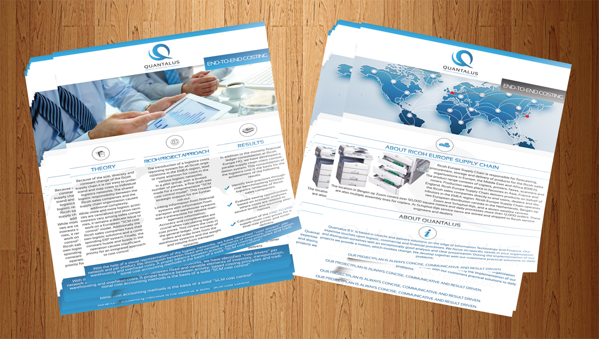 Broschüren-Design von Tünde Nagy für Quantalus B.V. | Design #4499934