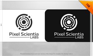 Pixel Scientia Labs | Logo Design by PinworksDesign