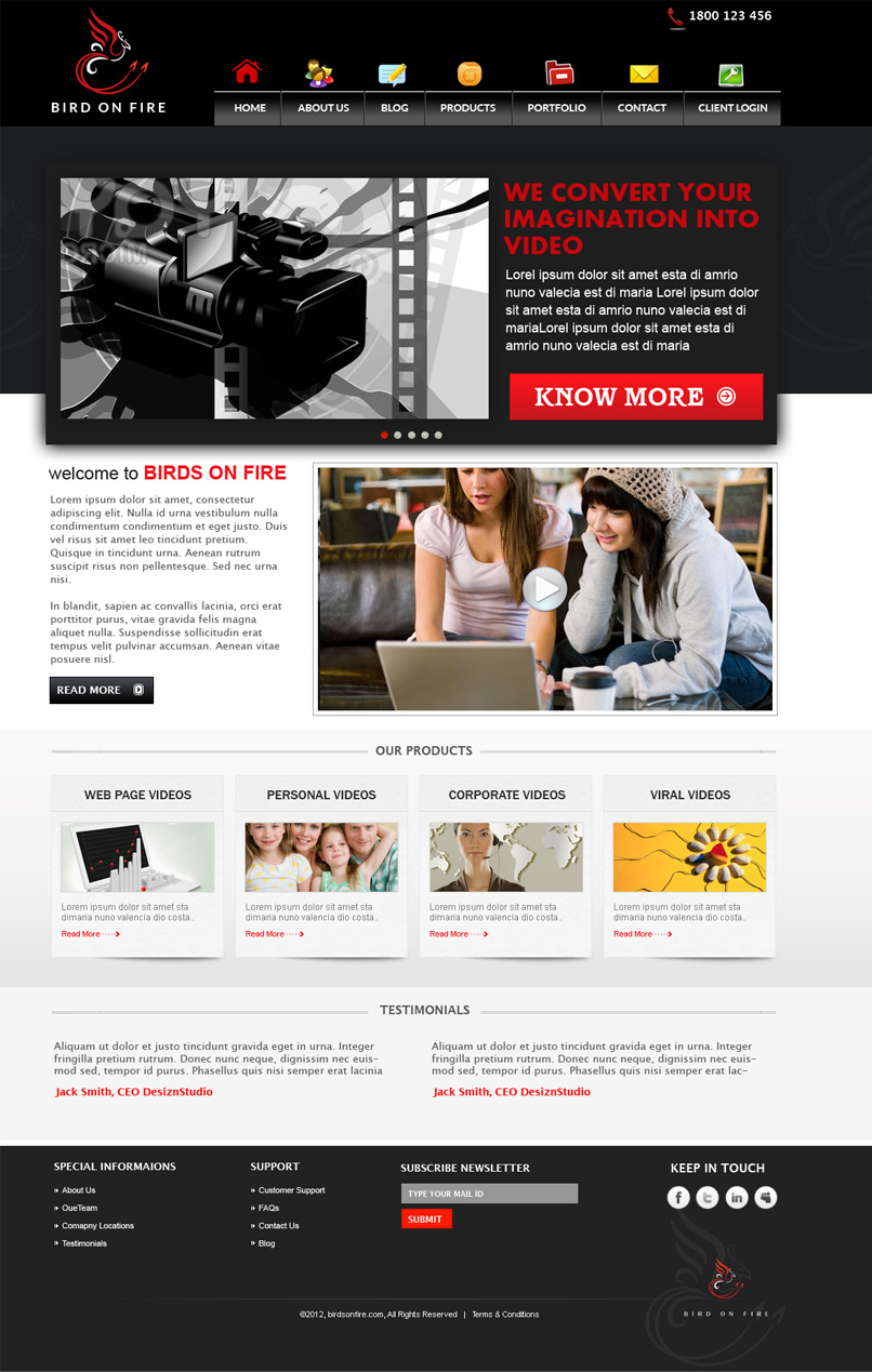 Diseño Wordpress por Expert Designer para Bird on Fire Pty Ltd | Diseño #1293293