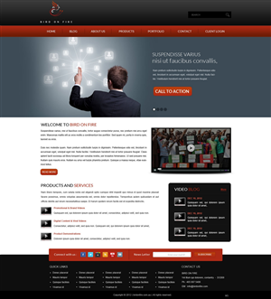 Diseño Wordpress por pb para Bird on Fire Pty Ltd | Diseño: #1272744
