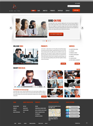 Diseño Wordpress por pb para Bird on Fire Pty Ltd | Diseño: #1275512