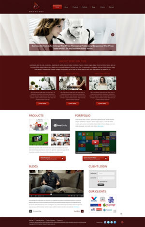 Diseño Wordpress por pb para Bird on Fire Pty Ltd | Diseño: #1275538