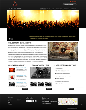 Diseño Wordpress por pb para Bird on Fire Pty Ltd | Diseño: #1289391