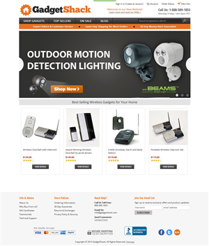 Banner Ad Design by J. Chaturvedi for GadgetShack.com | Design: #4440315