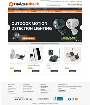 Banner Ad Design by J. Chaturvedi for GadgetShack.com | Design: #4440338
