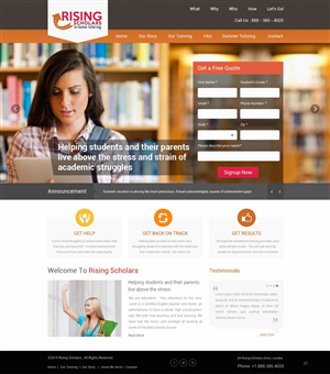 Web Design by pb for this project | Design #4492413
