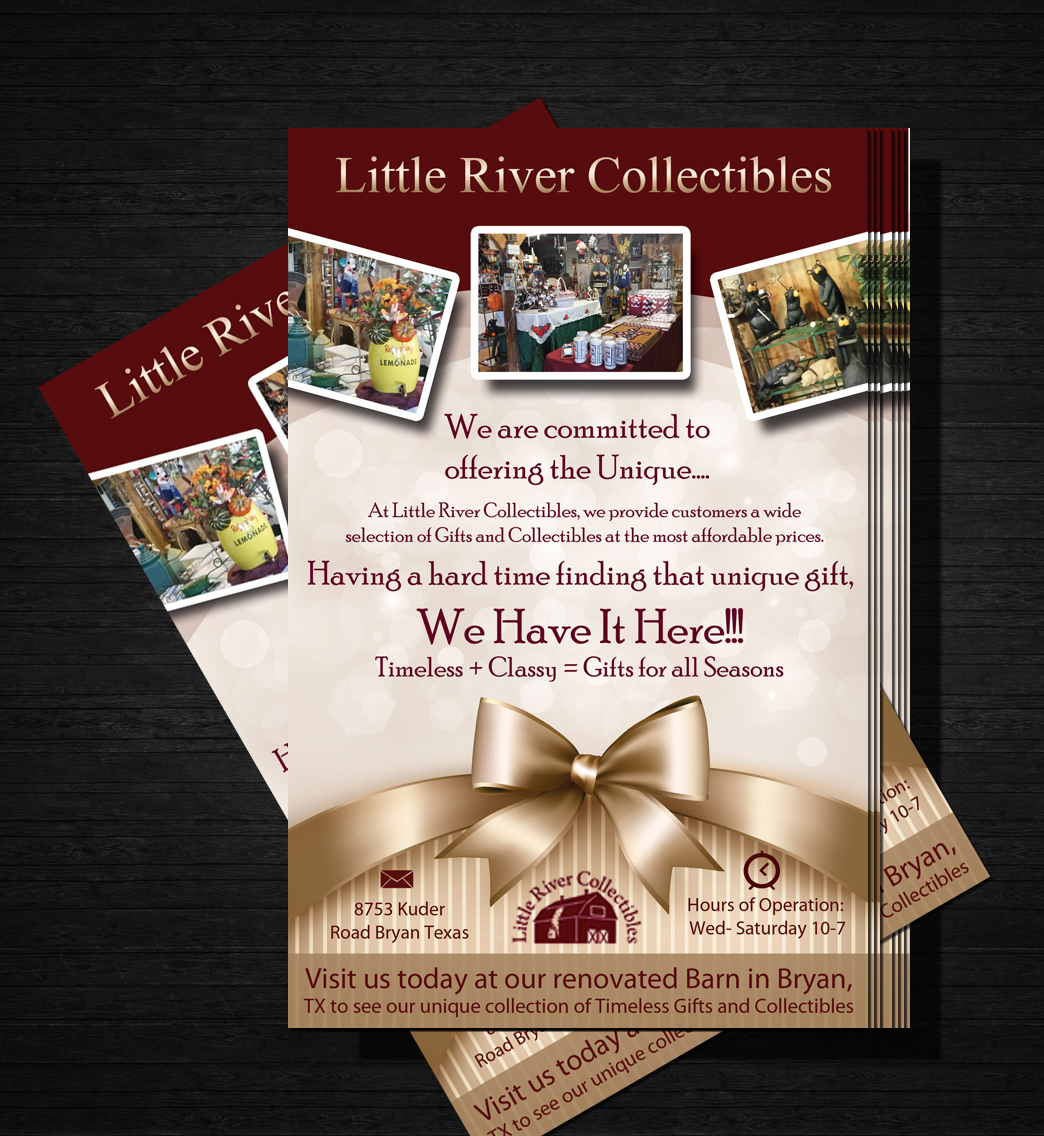 Advertisement Design by uk for Little River Collectibles | Design: #4473507