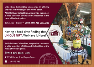 Advertisement Design by Sbss for Little River Collectibles | Design: #4454445