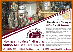 Advertisement Design by Sbss for Little River Collectibles | Design: #4454447