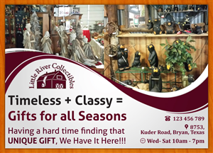 Advertisement Design by Sbss for Little River Collectibles | Design: #4454449