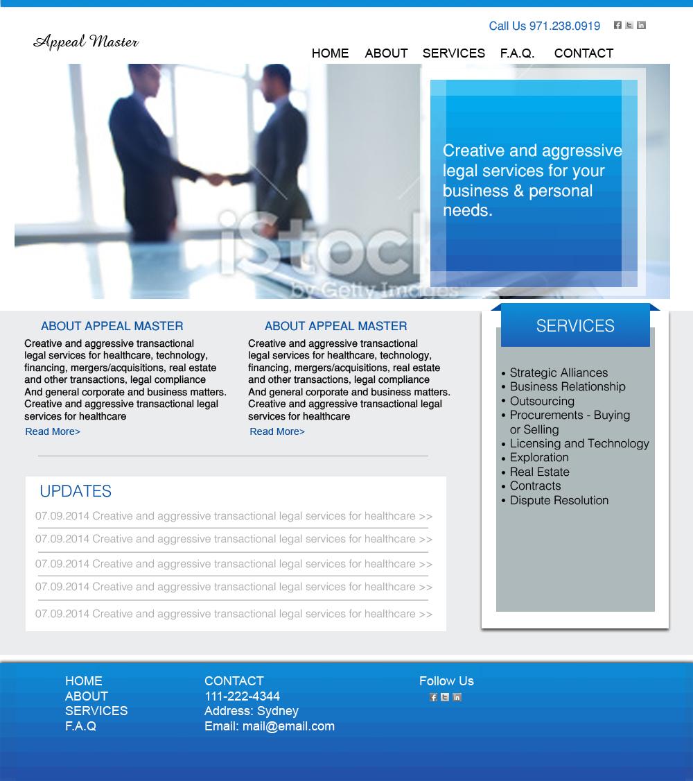 Web Design by Tokaa for this project | Design #4460528