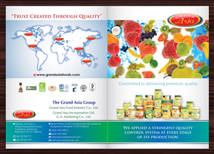 Brochure Design by Sbss for Grand Asia Food Industry Co. Ltd 5/127 Soi Udomsab, Baromrajchonnanee Rd., | Design: #4481030