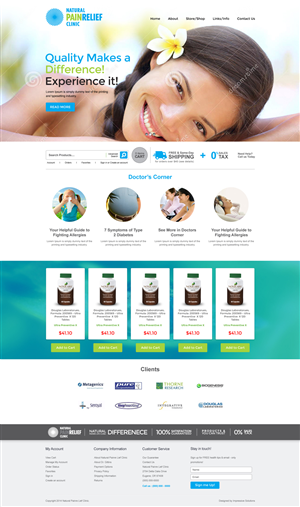 Web Design by Black Stallions Impressive Solutions for this project | Design #4557440