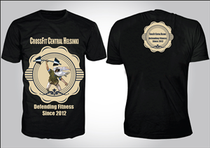T-shirt Design by pb for CrossFit Central Helsinki | Design: #1271957