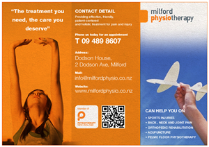 Brochure Design by A.D.S for Milford Physiotherapy | Design #4557719