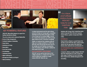 Brochure design - @ your wish  | Brochure Design by hema dhawan