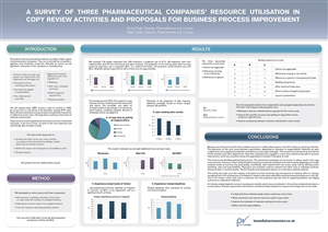 Pharma compliance business needs an eye catching academic poster | Poster Design by Karen Gameiro