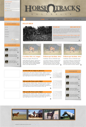 Web-Design von Living Horses Graphics für dieses Projekt | Design #4832226