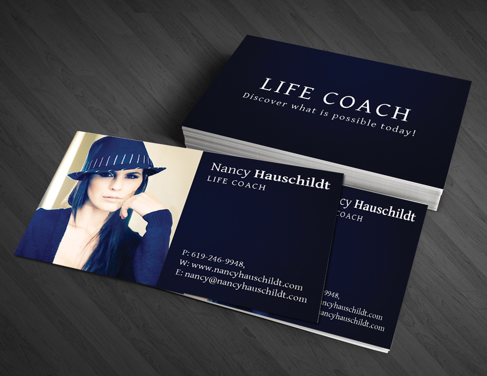 Business Card Design by  Artman for Nancy Hauschildt Life Coaching | Design #4506932