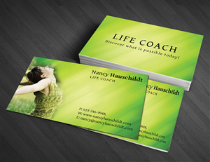 Diseño de Tarjeta de Presentación por  Artman para Nancy Hauschildt Life Coaching | Diseño: #4514082