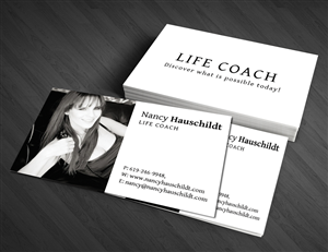 Diseño de Tarjeta de Presentación por  Artman para Nancy Hauschildt Life Coaching | Diseño: #4514087