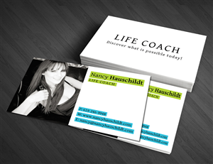 Diseño de Tarjeta de Presentación por  Artman para Nancy Hauschildt Life Coaching | Diseño: #4514096