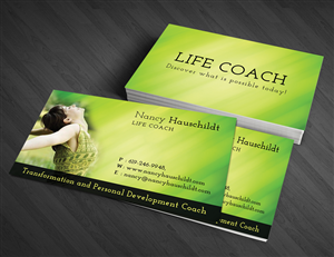 Diseño de Tarjeta de Presentación por  Artman para Nancy Hauschildt Life Coaching | Diseño: #4548361