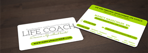 Diseño de Tarjeta de Presentación por Pointless Pixels India para Nancy Hauschildt Life Coaching | Diseño: #4453275